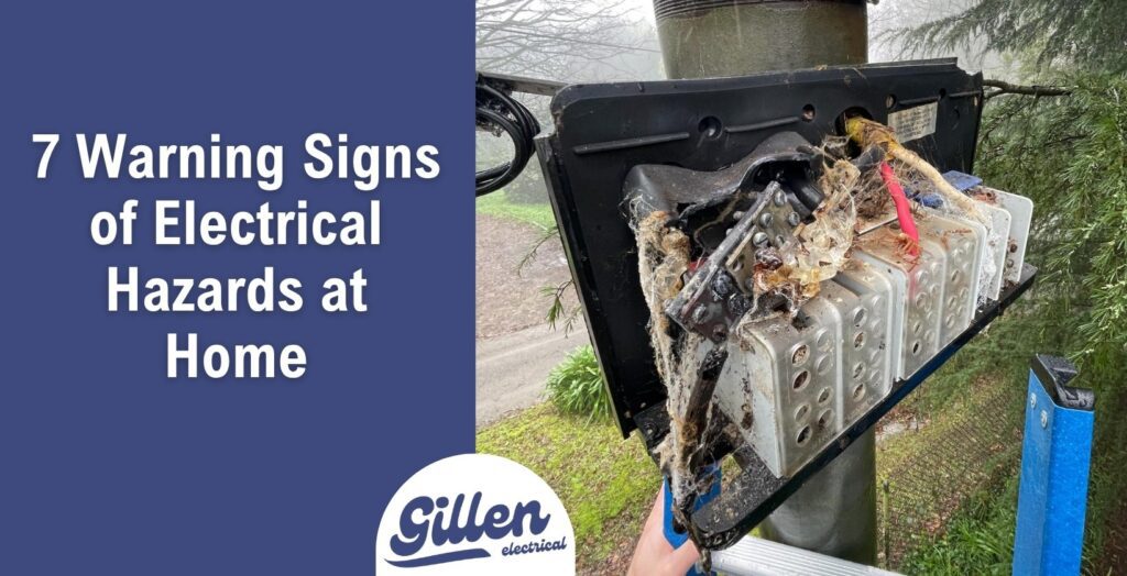 Signs of electrical hazards